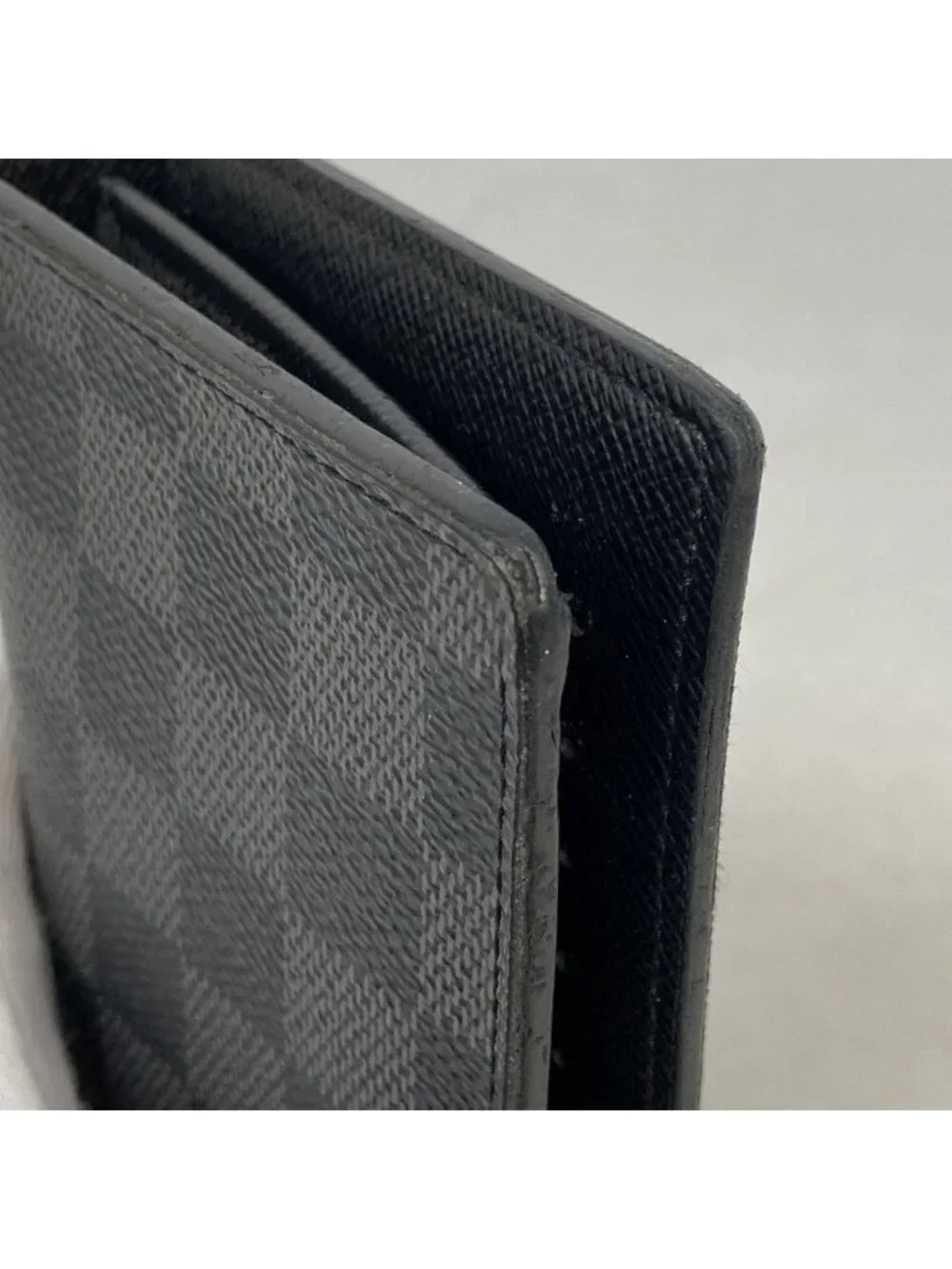 Louis Vuitton Wallet Damier Graphite Portefeuille Brazza Black